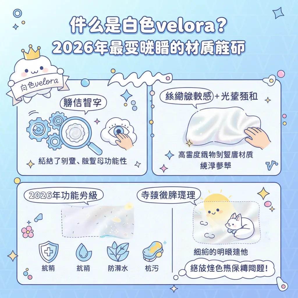 什麼是白色velora？2026年最受矚目的材質解密