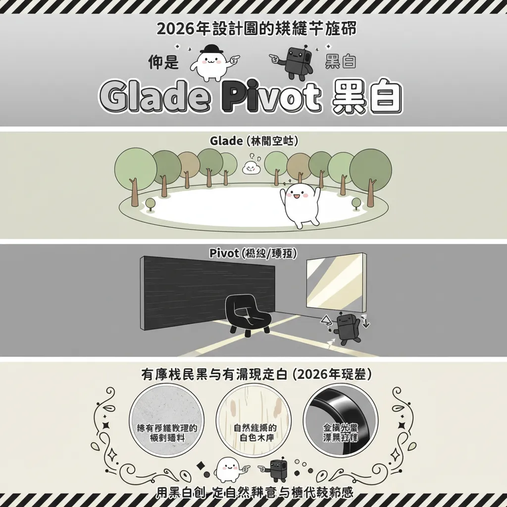 什麼是 Glade Pivot 黑白？2026 年設計圈的關鍵字解密