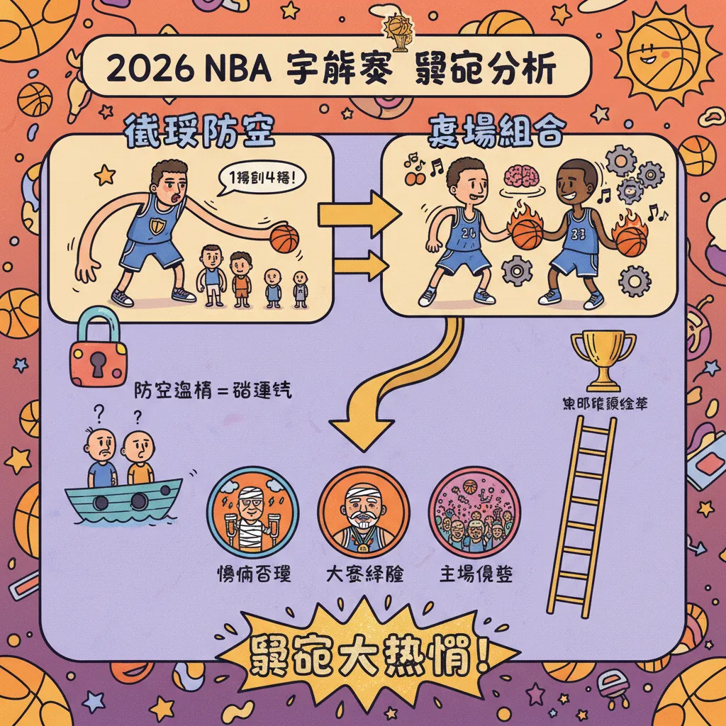 2026 NBA季後賽預測：側翼防守與後場組合誰能奪冠？